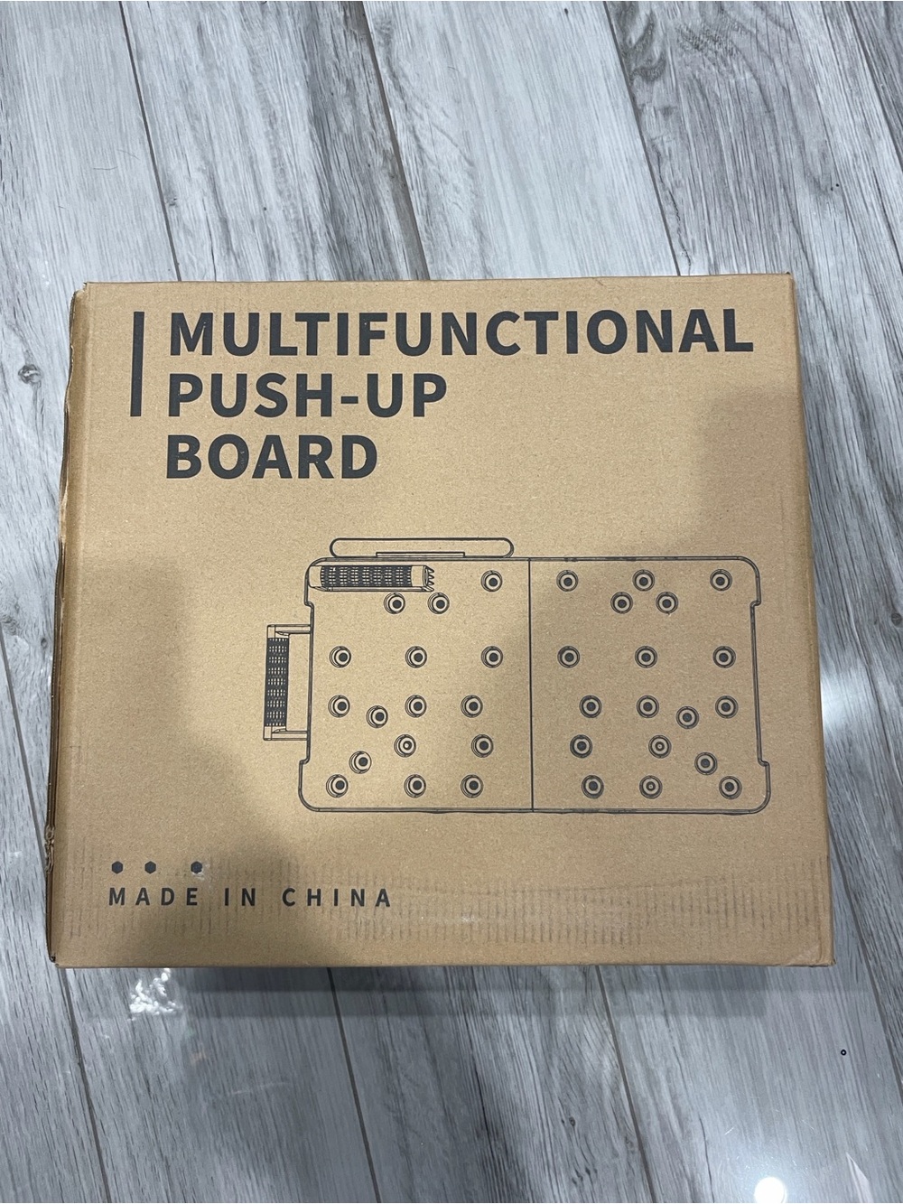 Multifunctional Push-Up Board - Brown